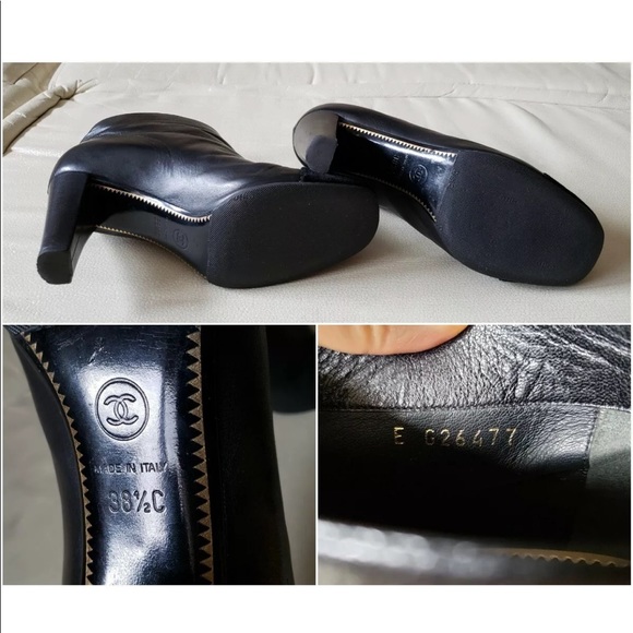 🛑SOLD🛑 Chanel Leather Booties fits US Size 8 - Picture 7 of 8